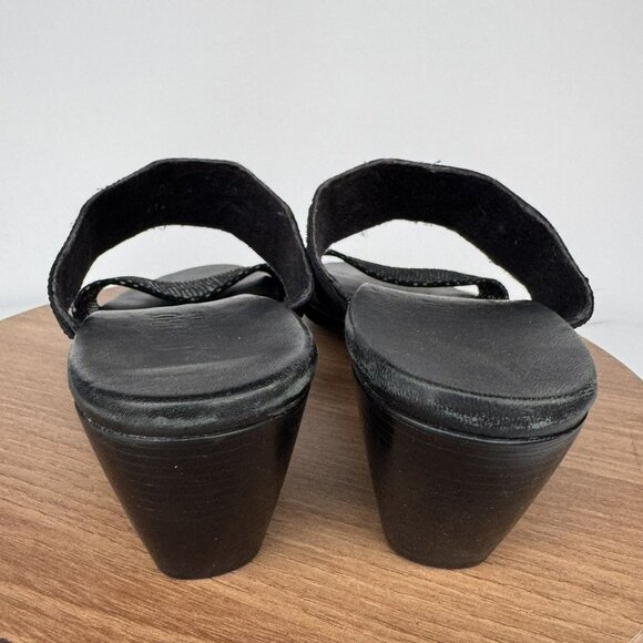 Munro Black Heeled Sandals Rhinestone‎ Size 10N Narrow - Picture 7 of 9